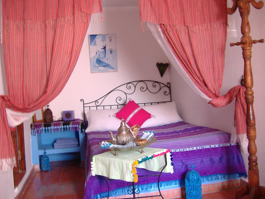 Casa La Palma Hotel Chefchaouen Kamer foto